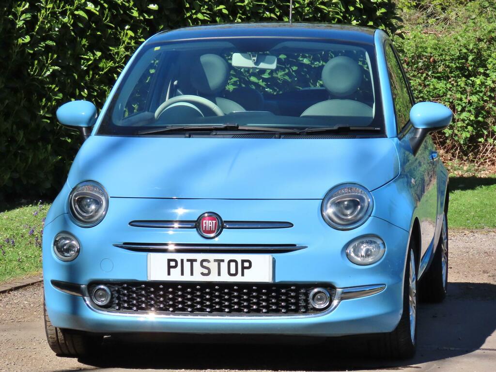 Fiat 500 1.2 Lounge Hatchback Euro 6 Ss Blue