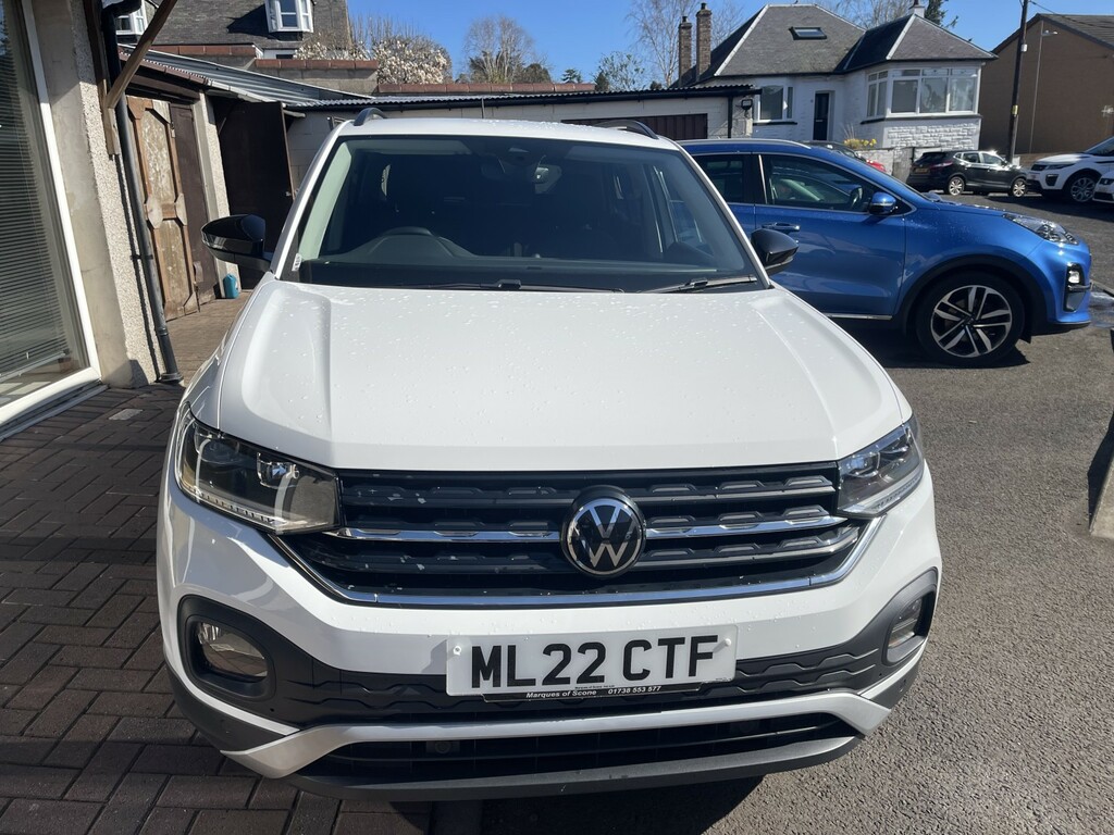 Volkswagen T-Cross Suv 1.0 Tsi Black Edition 2022 ML22CTF White #3