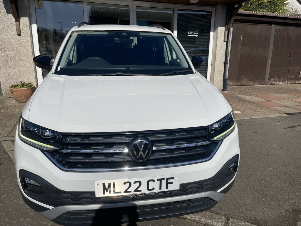 Volkswagen T-Cross Suv 1.0 Tsi Black Edition 2022 ML22CTF White #5