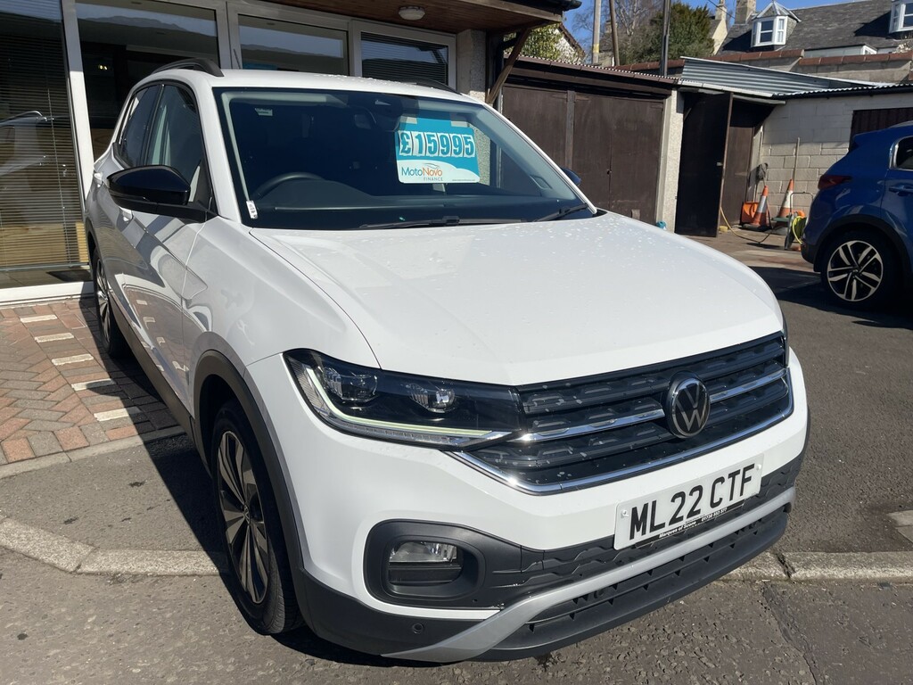 Volkswagen T-Cross Suv 1.0 Tsi Black Edition 2022 ML22CTF White #4
