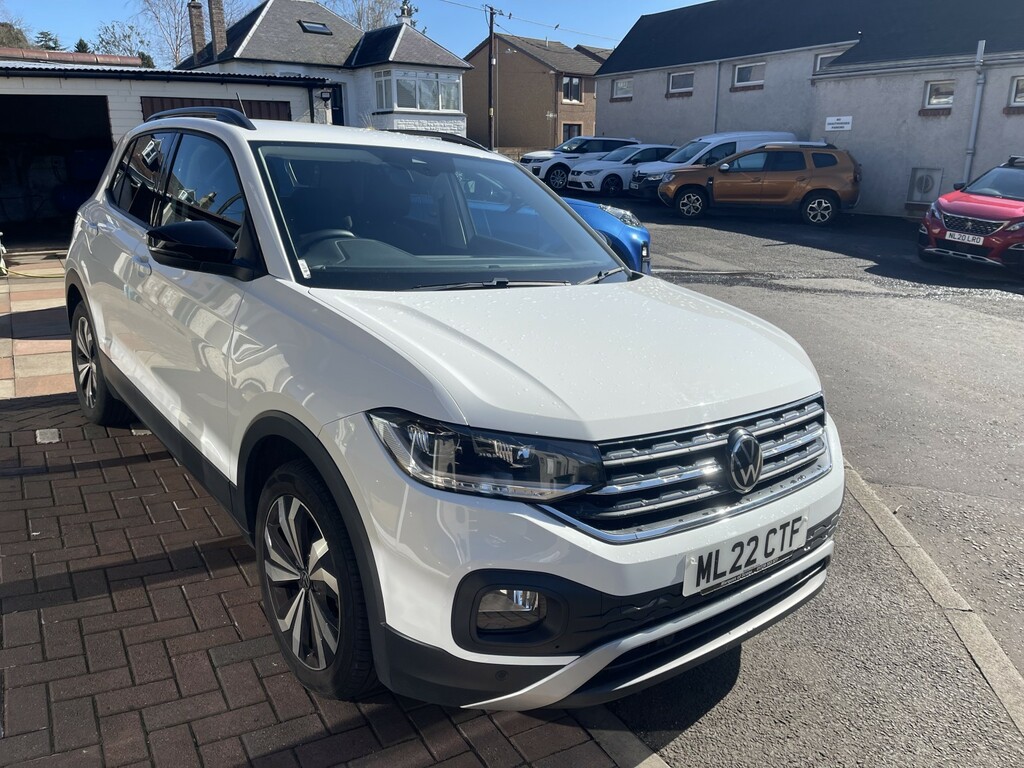 Volkswagen T-Cross Suv 1.0 Tsi Black Edition 2022 ML22CTF White #2