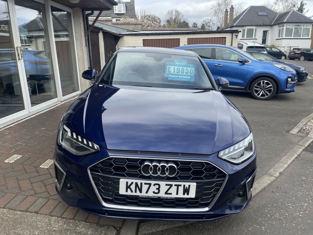 Audi A4 Saloon 2.0 Tdi 35 S Line 2023 KN73ZTW Blue #2