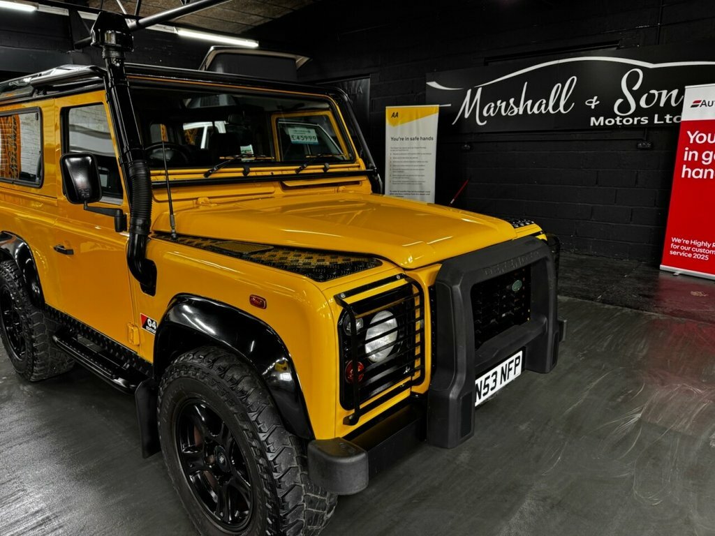 Land Rover Defender 90 2.5L G4 Yellow #3