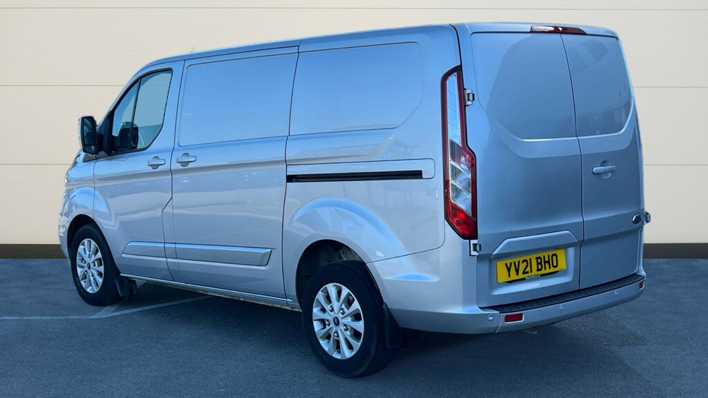 Ford Transit Custom Transit Custom 2.0 Ecoblue 130Ps Low Roof Limited YV21BHO Silver #2