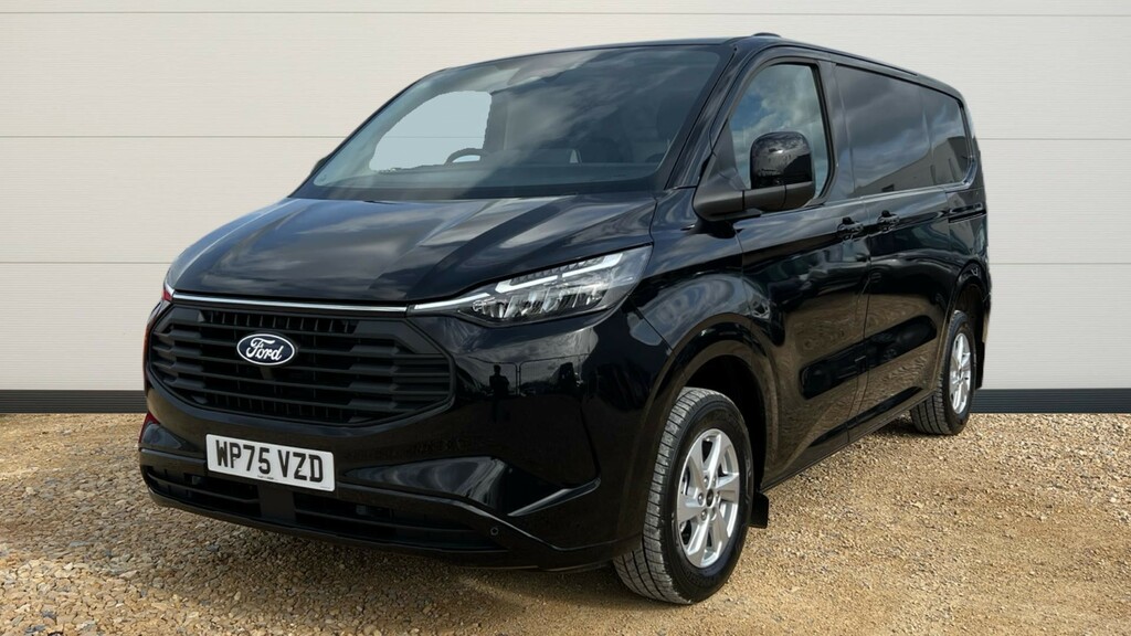 Ford Transit Custom Transit Custom 2.5 Phev 232Ps H1 Van Limited WP75VZD Black #3