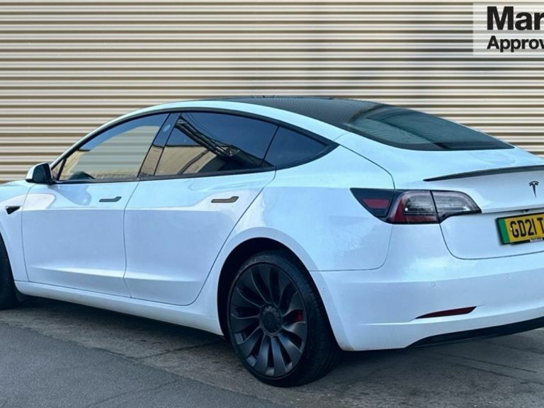 Tesla Model 3 Performance Awd Performance Upgrade GD21THN White #5