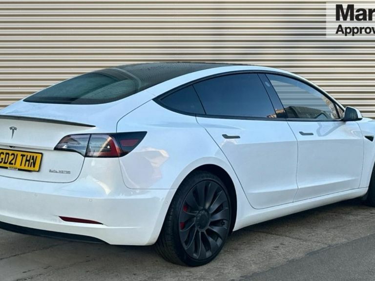 Tesla Model 3 Performance Awd Performance Upgrade GD21THN White #3