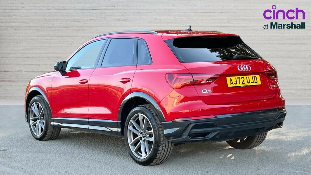 Audi Q3 Audi Q3 Estate 35 Tdi Black Edition S T AJ72UJD Red #5