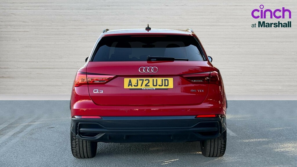 Audi Q3 Audi Q3 Estate 35 Tdi Black Edition S T AJ72UJD Red #4