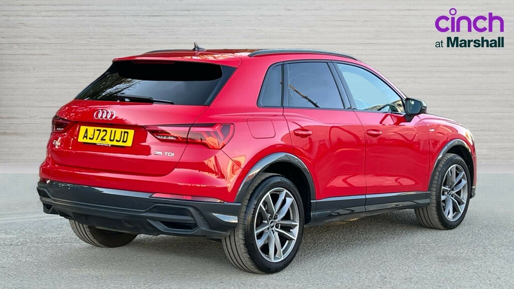 Audi Q3 Audi Q3 Estate 35 Tdi Black Edition S T AJ72UJD Red #3