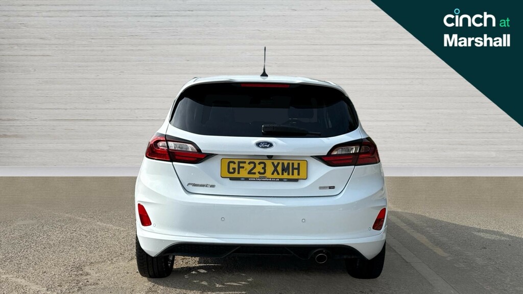 Ford Fiesta Ford Fiesta Hatchback 1.0 Ecoboost Hybrid Mhev 125 GF23XMH White #4