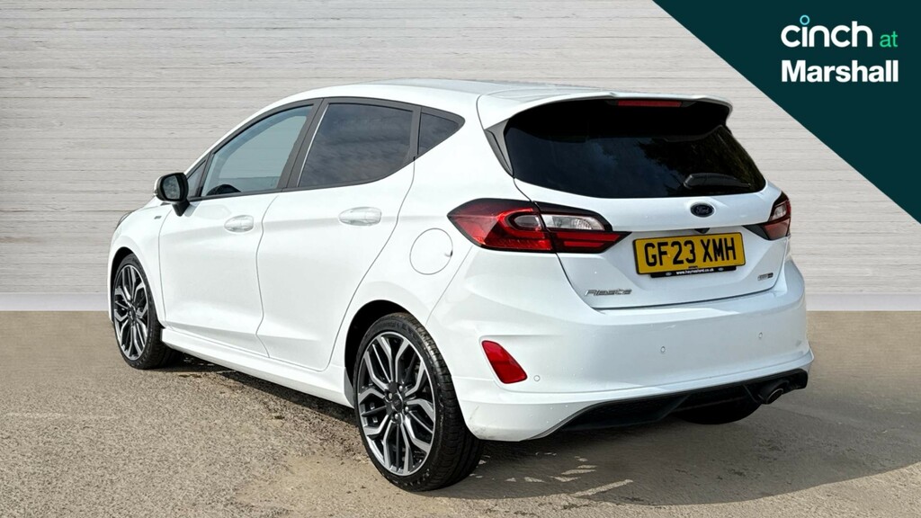 Ford Fiesta Ford Fiesta Hatchback 1.0 Ecoboost Hybrid Mhev 125 GF23XMH White #5