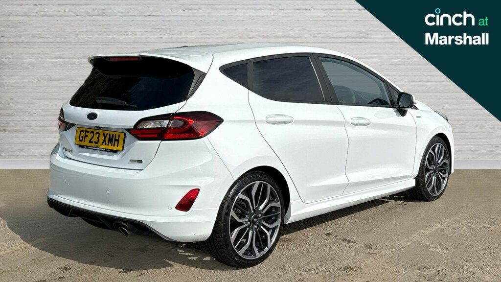 Ford Fiesta Ford Fiesta Hatchback 1.0 Ecoboost Hybrid Mhev 125 GF23XMH White #3