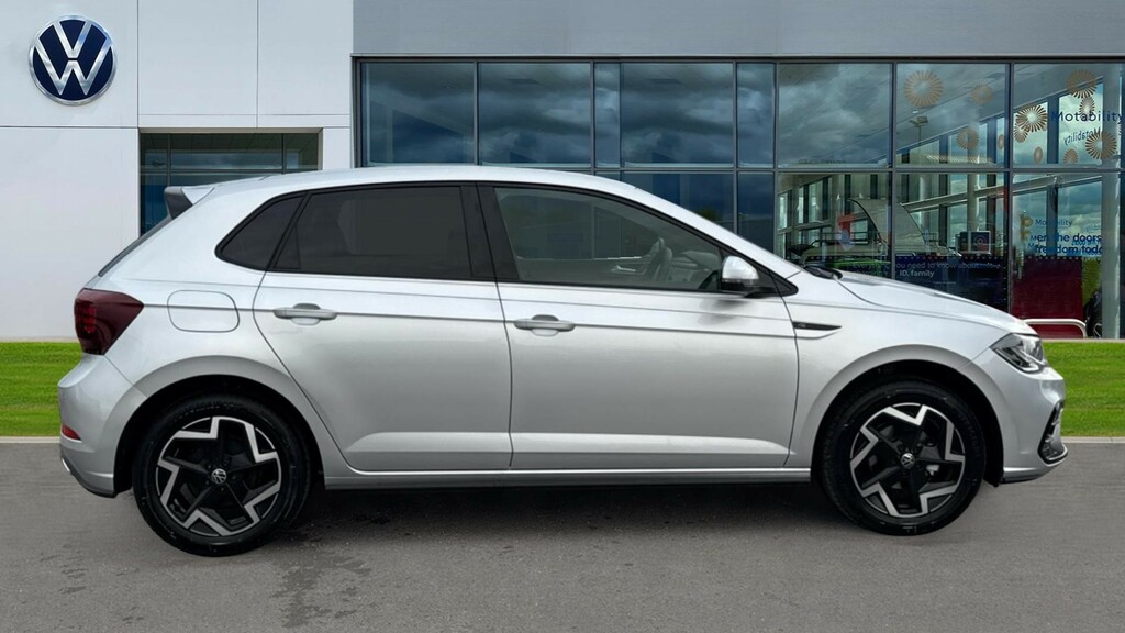 Volkswagen Polo Volkswagen Polo Hatchback 1.0 Tsi R-line WF75XKZ Silver #4