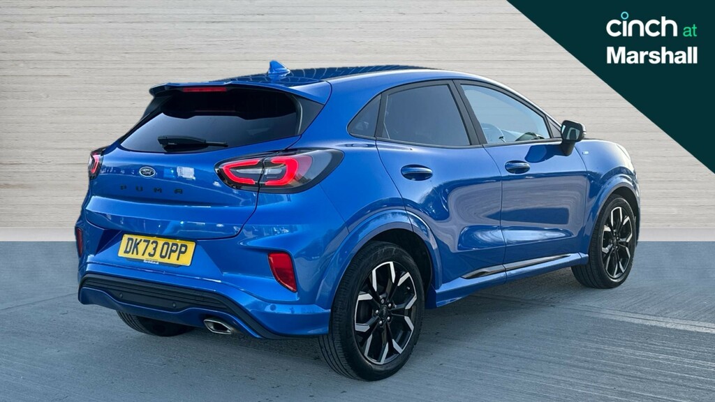 Ford Puma Ford Puma Hatchback 1.0 Ecoboost Hybrid Mhev St-li DK73OPP Blue #3
