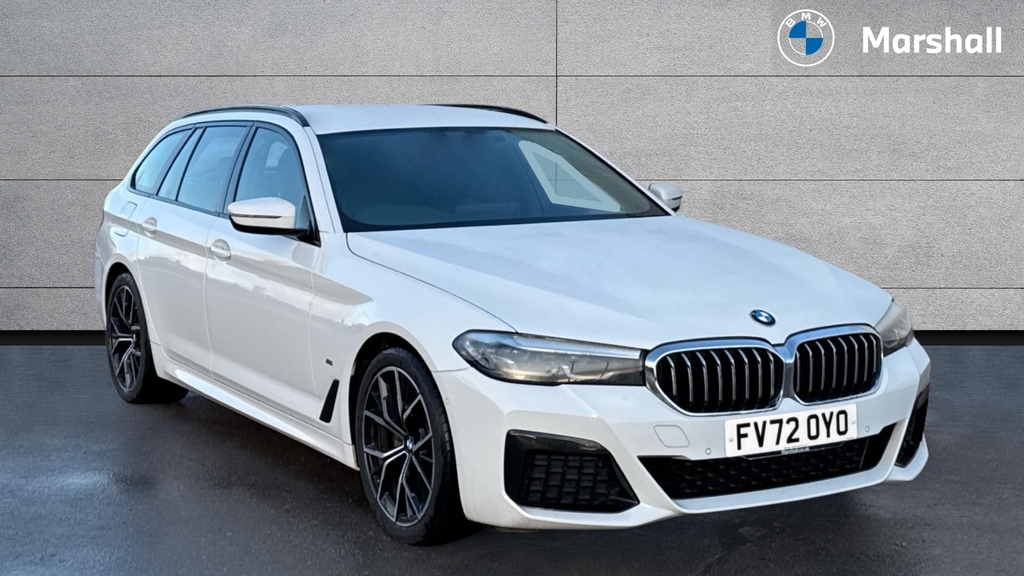 BMW 5 Series 5 Series 520D Xdrive Mht M Sport Step White