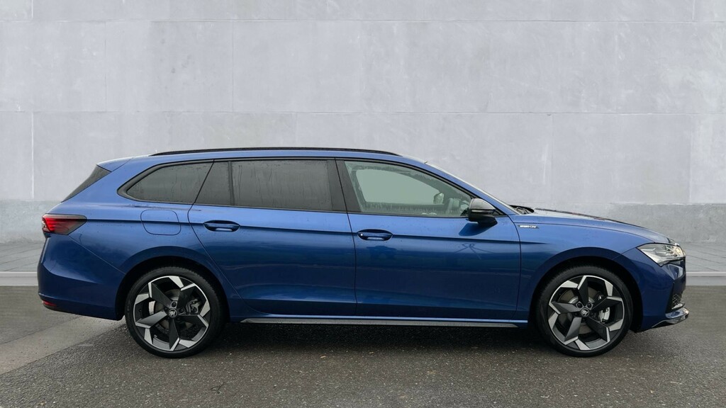 Skoda Superb Superb 1.5 Tsi Iv Sportline Dsg LY75ETE Blue #4
