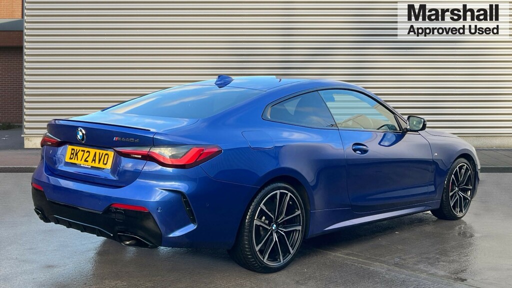 BMW 4 Series 4 Series M440d Xdrive Mht Step BK72AVO Blue #3