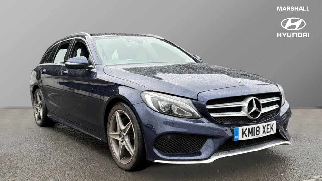 Mercedes-Benz C Class C Class C220d Amg Line 9G-tronic Blue
