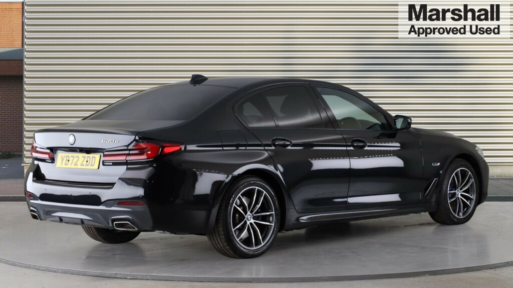 BMW 5 Series 5 Series 530E M Sport YB72ZDD Black #3