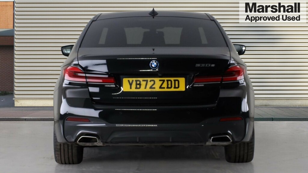 BMW 5 Series 5 Series 530E M Sport YB72ZDD Black #4