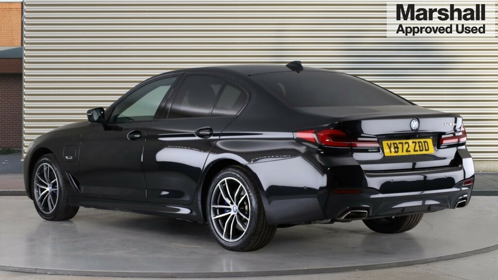 BMW 5 Series 5 Series 530E M Sport YB72ZDD Black #5