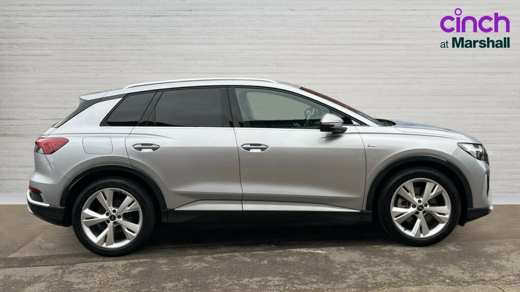 Audi Q4 E Tron Q4 220Kw 50 Quattro 82Kwh S Line DE72KRD Silver #2