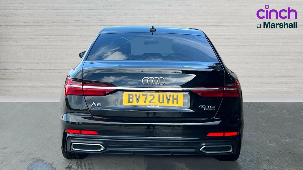 Audi A6 Saloon A6 40 Tdi Quattro S Line S Tronic Tech Pack BV72UVH Black #4