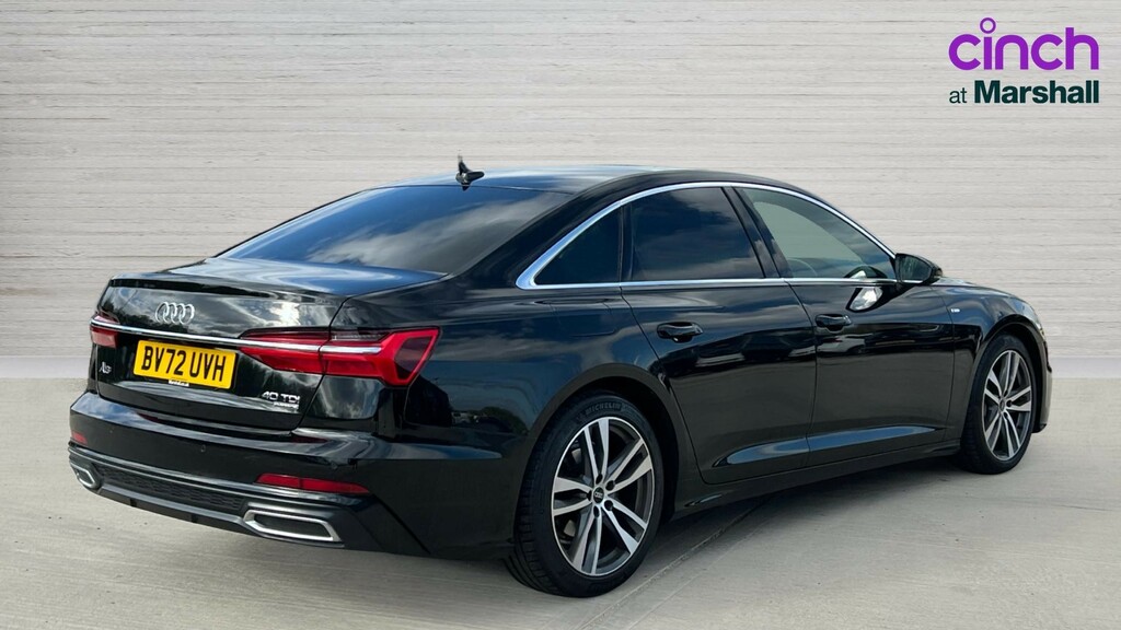 Audi A6 Saloon A6 40 Tdi Quattro S Line S Tronic Tech Pack BV72UVH Black #3