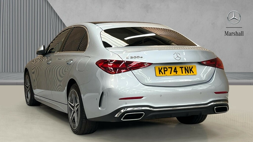 Mercedes-Benz C Class C Class C300e Amg Line Premium Plus 9G-tronic KP74TNK Silver #2