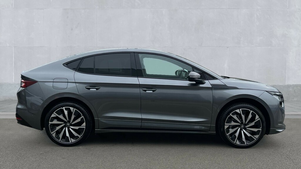 Skoda ENYAQ Enyaq Coup- Sportline 85X 82 Kwh 286 Ps Single Spe GK26FWW Grey #4