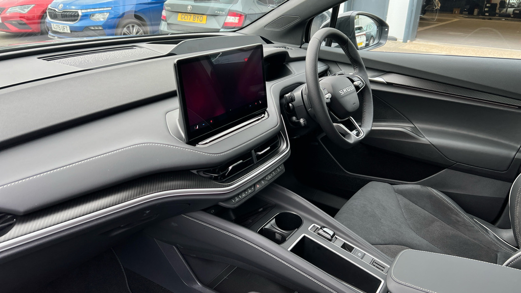 Skoda ENYAQ Enyaq Coup- Sportline 85X 82 Kwh 286 Ps Single Spe GK26FWW Grey #2