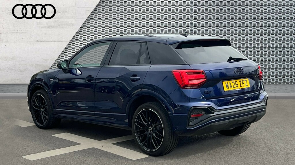 Audi Q2 Audi Q2 Estate 35 Tfsi Black Edition S Tronic WA26ZFZ Blue #3