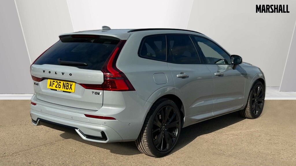 Volvo XC60 Volvo Xc60 Estate 2.0 T8 455 Phev Ultra Black Ed 5 AF26NBX Grey #2