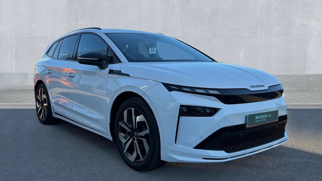 Skoda ENYAQ Enyaq 210Kw 85X Sportline 82Kwh 4X4 White