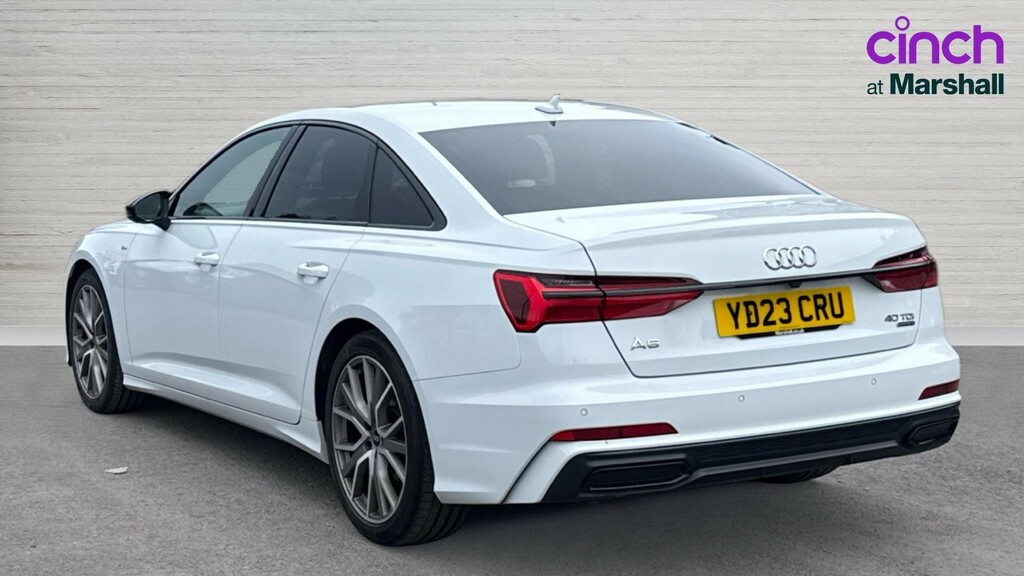 Audi A6 Saloon A6 40 Tdi Quattro Black Edition S Tronic Tech White #5