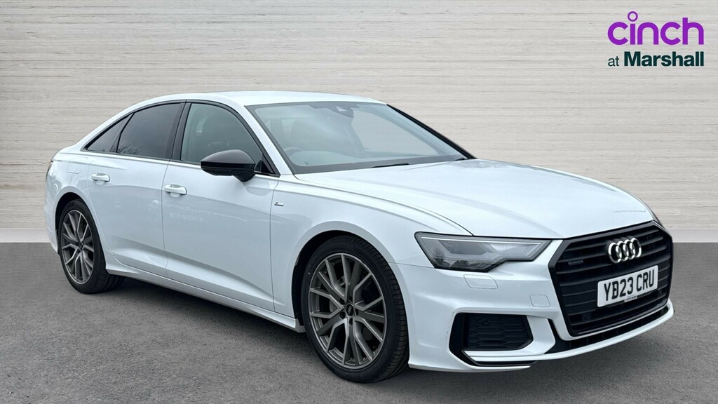Audi A6 Saloon A6 40 Tdi Quattro Black Edition S Tronic Tech White