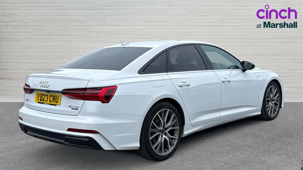 Audi A6 Saloon A6 40 Tdi Quattro Black Edition S Tronic Tech White #3