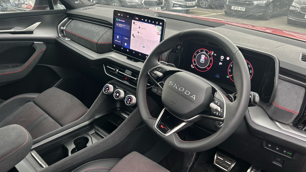 Skoda Kodiaq Kodiaq 2.0 Tsi Vrs 4X4 Dsg 7 Seat KP75XBX Red #6