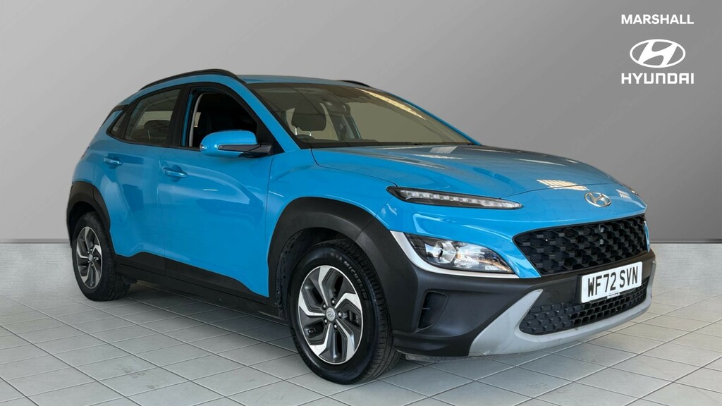 Hyundai Kona Kona 1.6 Gdi Hybrid Se Connect Dct Blue