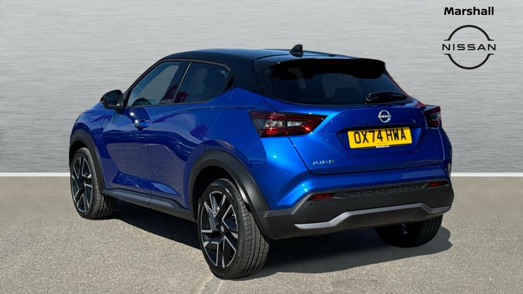 Nissan Juke Juke 1.0 Dig-t Tekna OX74HWA Blue #2
