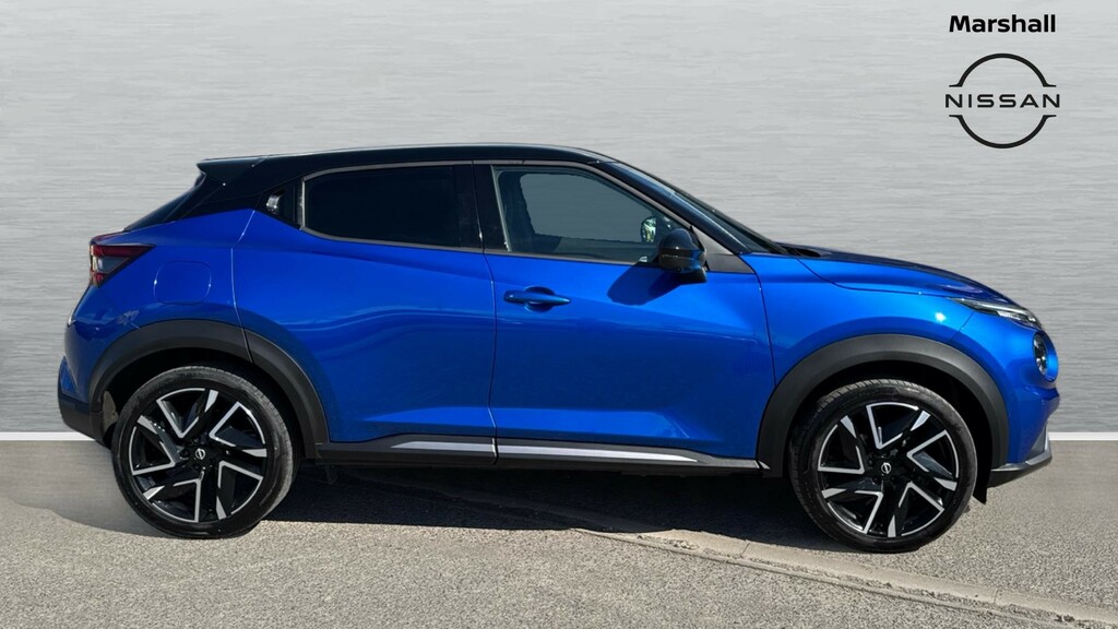 Nissan Juke Juke 1.0 Dig-t Tekna OX74HWA Blue #3