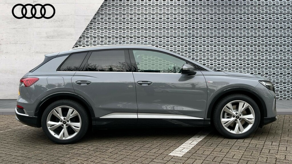 Audi Q4 E Tron Audi Q4 210Kw 45 82Kwh S Line Leather GJ26OGF Grey #4
