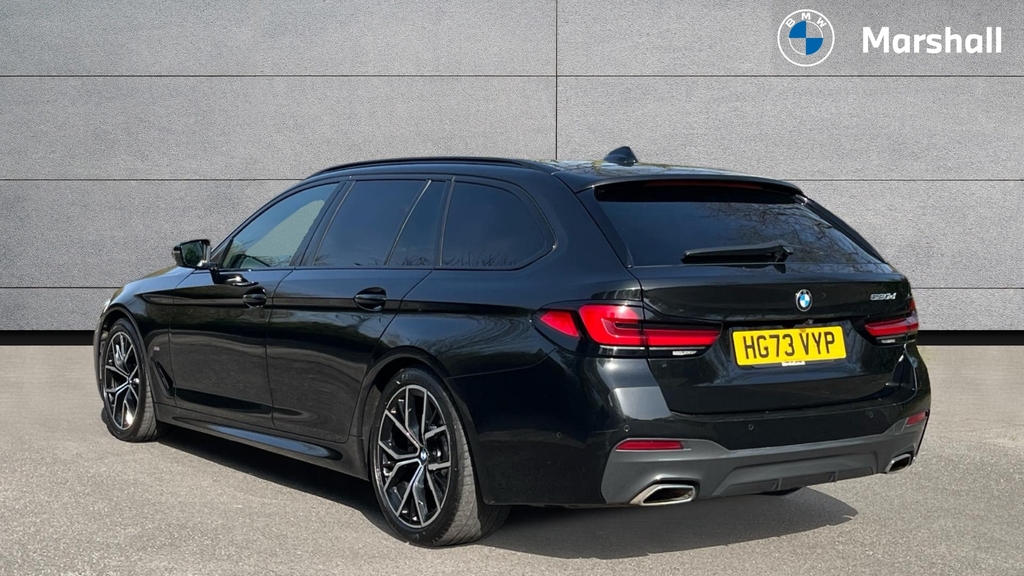 BMW 5 Series 5 Series 520D Mht M Sport Step HG73VYP Black #2