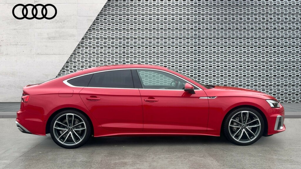 Audi A5 A5 40 Tfsi 204 S Line S Tronic GN74YPL Red #4