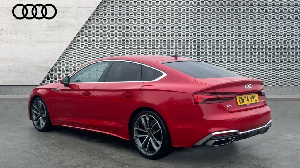 Audi A5 A5 40 Tfsi 204 S Line S Tronic GN74YPL Red #3