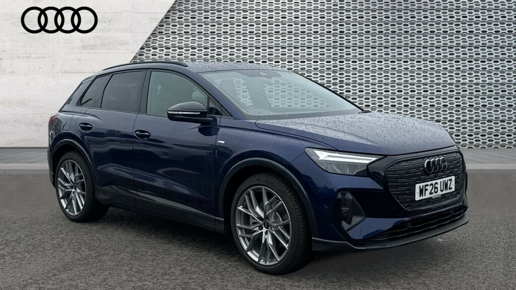 Audi Q4 E Tron Audi Q4 E-tron Estate 210Kw 45 82Kwh Black Edition Blue