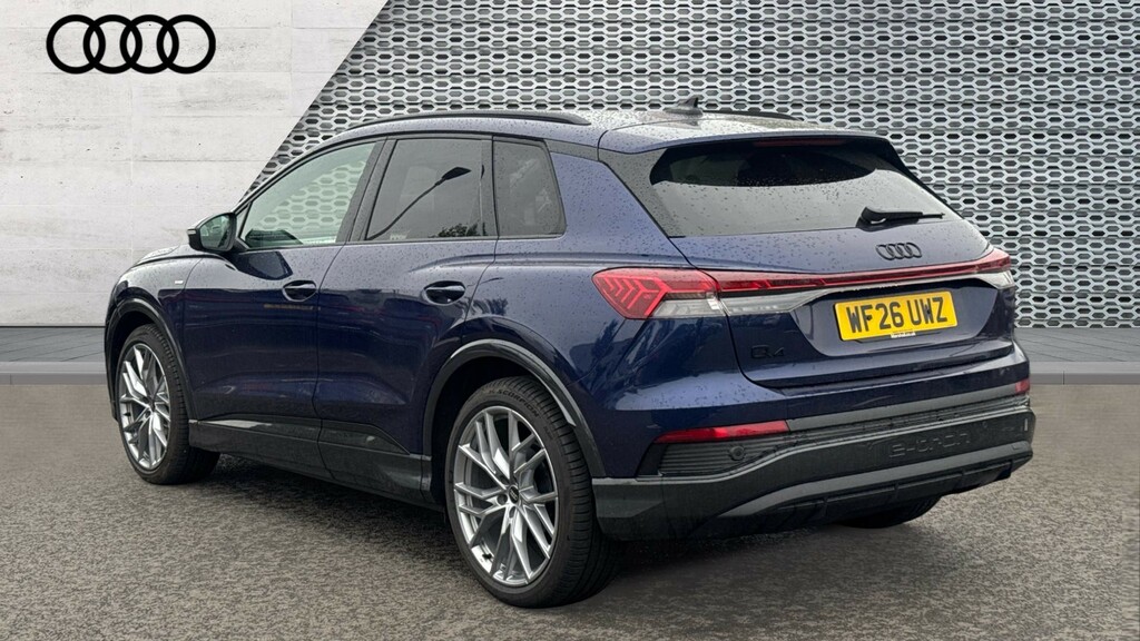 Audi Q4 E Tron Audi Q4 E-tron Estate 210Kw 45 82Kwh Black Edition WF26UWZ Blue #3