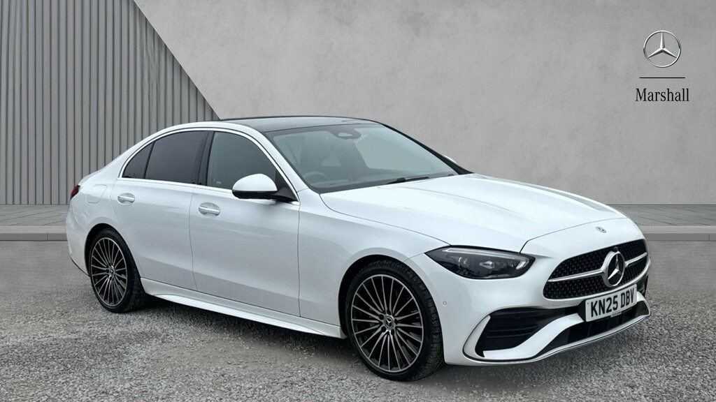 Mercedes-Benz C Class C Class C220d Amg Line Premium Plus 9G-tronic White