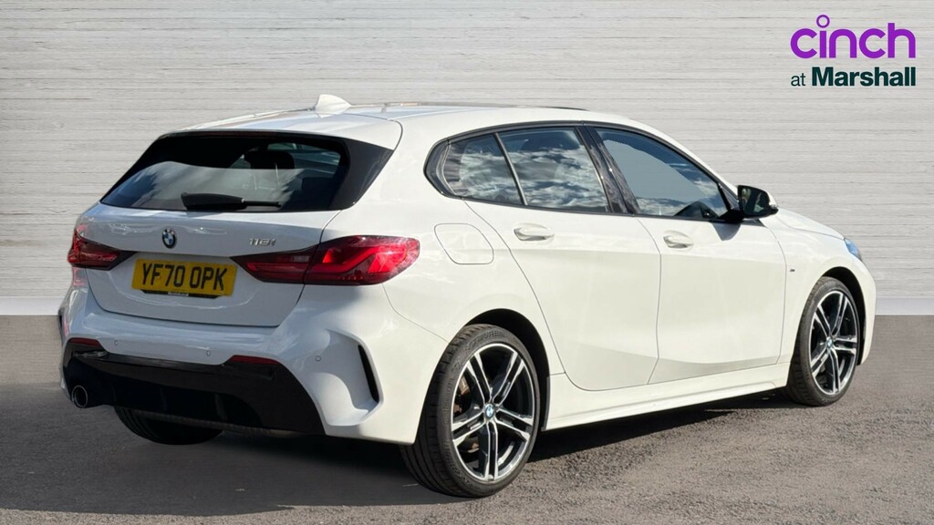 BMW 1 Series 1 Series 118I M Sport Step YF70OPK White #3